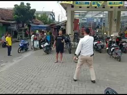Viral Pria Berpisau Disebut Pencuri Lawan Polisi di Tangerang, Ini Faktanya