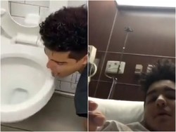 Influencer Positif Corona Usai Aksi Jilat Dudukan Toilet