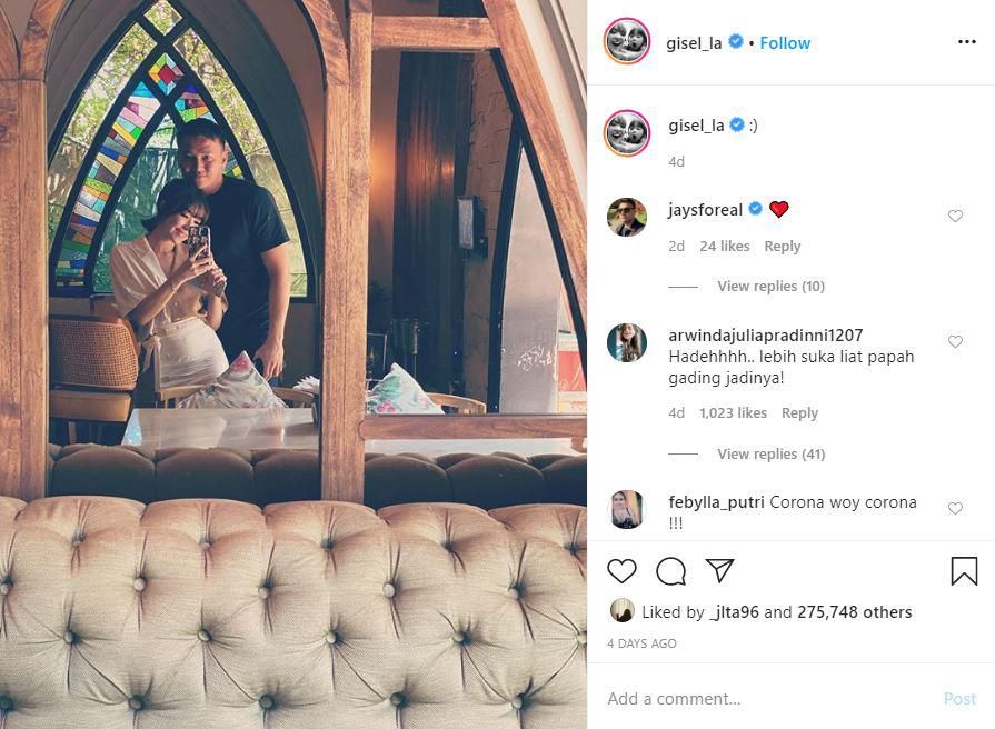 Gisel Foto Mesra dengan Wijin, Netizen Soroti Perut & Minta Jaga Jarak