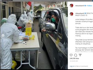 Jabar Mulai Lakukan Drive-Thru Tes Corona, Ini Kategori yang Diperiksa Jabar Mulai Lakukan Drive-Thru Tes Corona, Ini Kategori yang Diperiksa