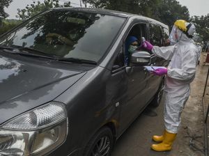 Kemkominfo Gelar Rapid Test Drive-thru untuk Pegawai dan Pekerja Media