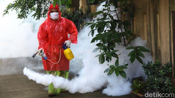 Aksi Warga Sawangan Depok Halau Nyamuk DBD Lewat Fogging