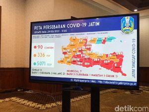 Zona Merah Corona di Jatim Bertambah, Total 18 Wilayah