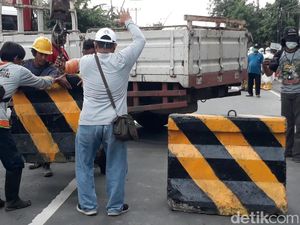 Walkot Pimpin Pasang Beton, Kota Tegal Resmi Isolasi Wilayah Besok Walkot Pimpin Pasang Beton, Kota Tegal Resmi Isolasi Wilayah Besok