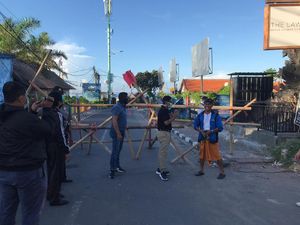 Potret Penutupan Seluruh Pantai di Kuta Bali