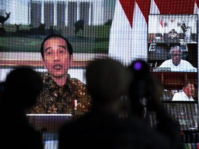 Momen Jokowi Pimpin Ratas Mudik di Tengah Pandemi Corona