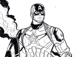 Bosan di Rumah? Komikus Marvel Ajari Cara Menggambar Captain America