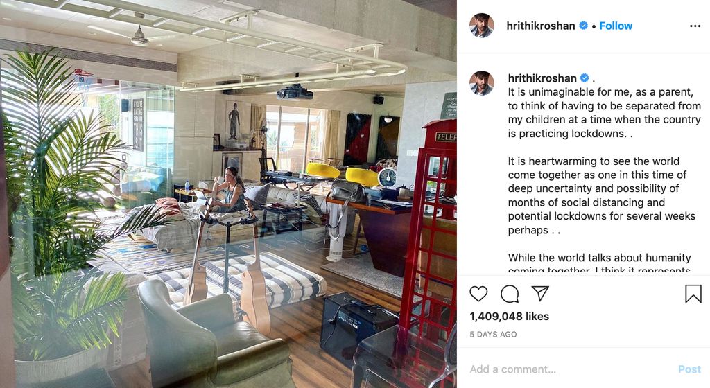 India Lockdown, Hrithik Roshan dan Eks Istri Bersatu Lagi Demi Anak