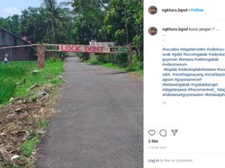 Jalan di Desa Ini Di-Lockdont, Bukan Lockdown