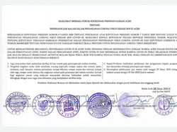 Pemerintah Aceh Terbitkan Maklumat Batas Jam Aktivitas Warga di Luar Rumah