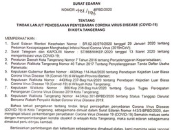 Pemkot Tangerang Tegaskan Tak Cabut Kebijakan Penutupan Tempat Hiburan