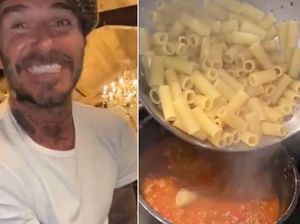 Duh! Jari David Beckham Hampir Teriris Saat Masak Buat Keluarga