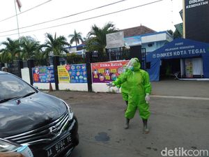 Isolasi Wilayah Kota Tegal Hari Ini, Petugas Ber-APD Jaga Perbatasan