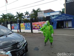 Isolasi Wilayah Kota Tegal Hari Ini, Petugas Ber-APD Jaga Perbatasan