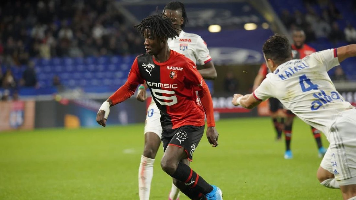 Eduardo Camavinga kini menjadi target utama dari Real Madrid (Foto: twitter.com/ecama10)