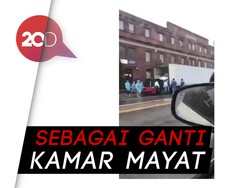 Viral Truk Pendingin di New York Angkut Jenazah Pasien Corona