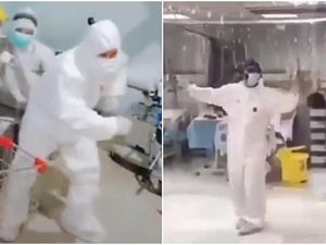 Viral Video TikTok Tenaga Medis Indonesia Menghibur Diri