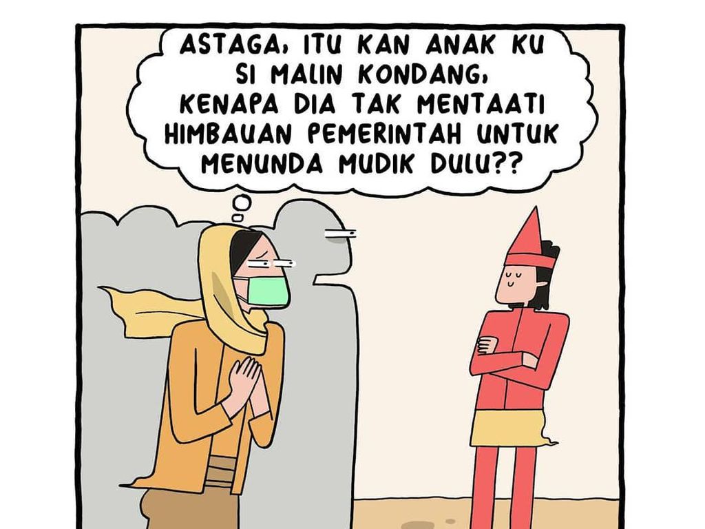 Sentilan Komik Grontol buat Mereka yang Mudik di Tengah Wabah Corona Sentilan Komik Grontol buat Mereka yang Mudik di Tengah Wabah Corona