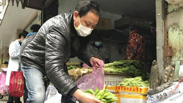 Geliat Pasar di Wuhan Kembali Berdenyut