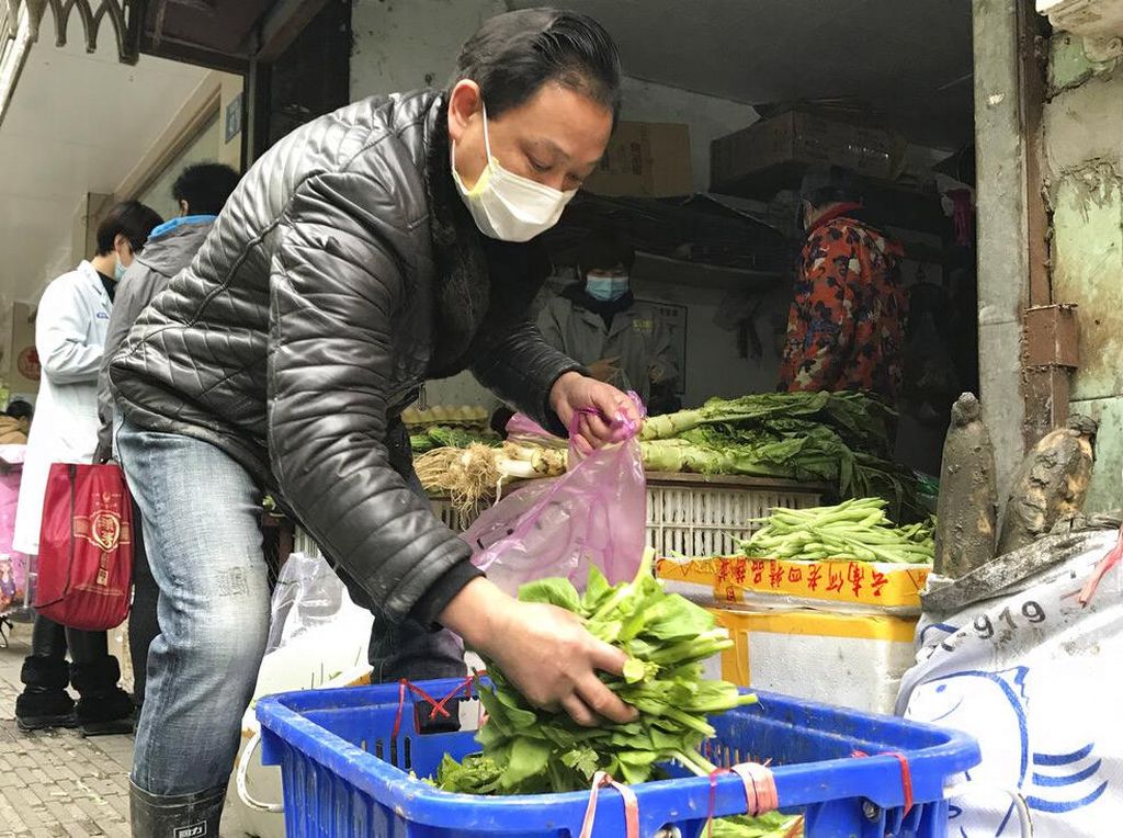 Geliat Pasar di Wuhan Kembali Berdenyut