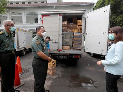 Dukungan untuk Petugas Medis RSPAD Gatot Soebroto