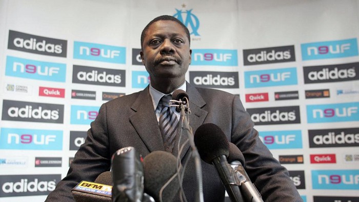 (FILES) This file photo taken on March 23, 2007 in Marseille shows former president of Marseille football club 