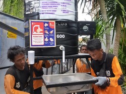 Terlalu! Wastafel Portabel yang Disebar di Surabaya Banyak yang Hilang