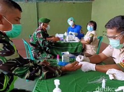 Jalani Rapid Test, 372 Personel Kodim Sukabumi Negatif Corona