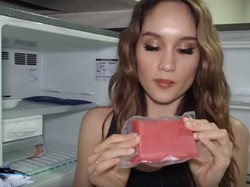 Intip Persediaan Makanan Cinta Laura Selama Karantina di Rumah