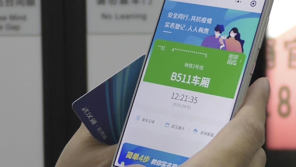 Canggih! Wuhan Pakai Aplikasi Social Distancing di Subway