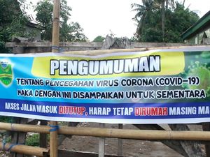 Desa di Kab Barru Terapkan Karantina Lokal, Polisi Turun Tangan Desa di Kab Barru Terapkan Karantina Lokal, Polisi Turun Tangan
