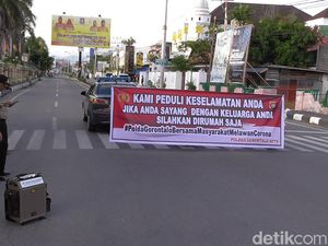 Cegah Corona, Ruas Jalan Utama di Gorontalo Ditutup Sore dan Malam