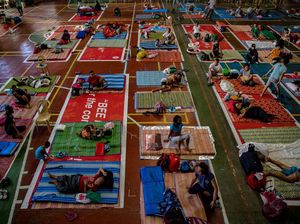 Filipina Sulap Gimnasium Jadi Penampungan Tunawisma