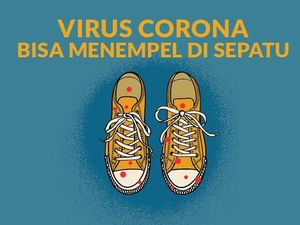 Virus Corona Bisa Nempel di Sepatu, Begini Cara Membersihkannya