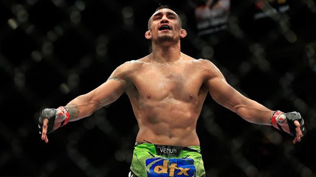 Tony Ferguson difavoritkan melawan Justin Gaethje. (Alex Trautwig/Getty Images/AFP)