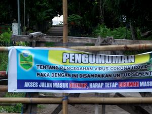 Cegah Corona, Desa Cillelang Sulsel Perketat Akses Keluar-Masuk Warganya