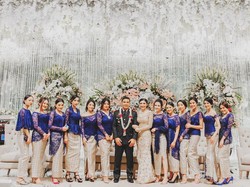 Awkarin dan Putra Wishnutama Jadi Pendamping Pernikahan Kapolsek Kembangan