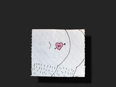 Kreatif! Tisu Toilet Jadi Karya Seni Untuk Bantu Korban Corona