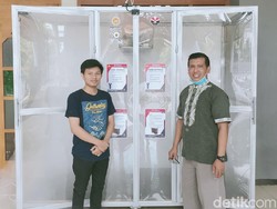 Keren, UPI Bandung Buat Dual Bilik Disinfektan Otomatis