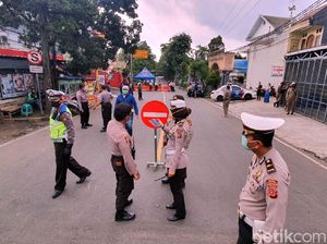 Akses Jalan Menuju Setukpa Polri Sukabumi Dialihkan