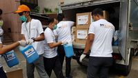 Bantuan Penanggulangan Corona Terus Mengalir