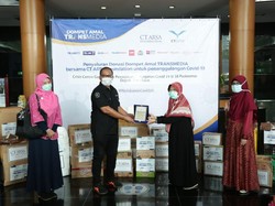 CT ARSA dan Transmedia Salurkan Donasi ke RS untuk Penanganan Corona