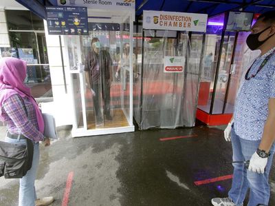 Bilik Antiseptik untuk Polda Metro Jaya