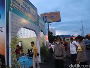 Polisi Banyuwangi Bangun Posko Siaga Corona di Fasilitas Publik