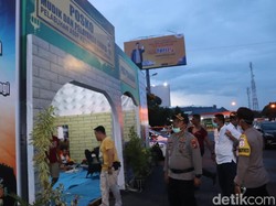 Polisi Banyuwangi Bangun Posko Siaga Corona di Fasilitas Publik