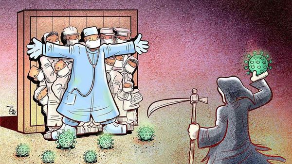 Ilustrasi Perjuangan Tenaga Medis Hadapi Corona Bikin Hati Terenyuh