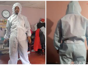 Pria di Sukabumi Ini Bikin APD Murah untuk Tenaga Medis COVID-19