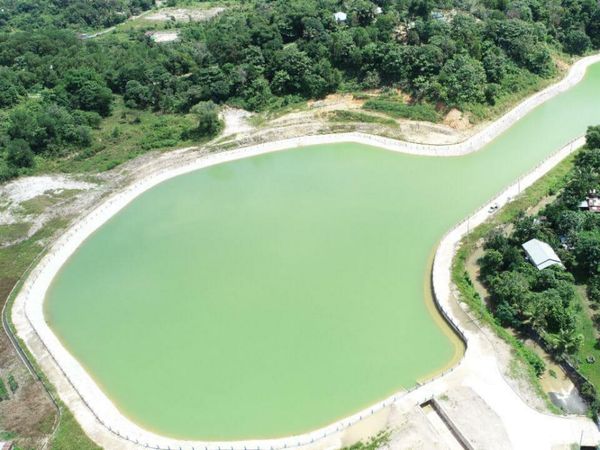 Penampung Air Raksasa di Kaltara Kelar Dibangun