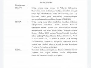 Diatur dalam SK Bupati: Tak Pakai Masker di Banyumas, Didenda!