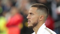 Di peringkat 10 ada pemain Real Madrid, Eden Hazard dengan total kekayaan 29 juta USD atau setara Rp 414 miliar (Getty Images)